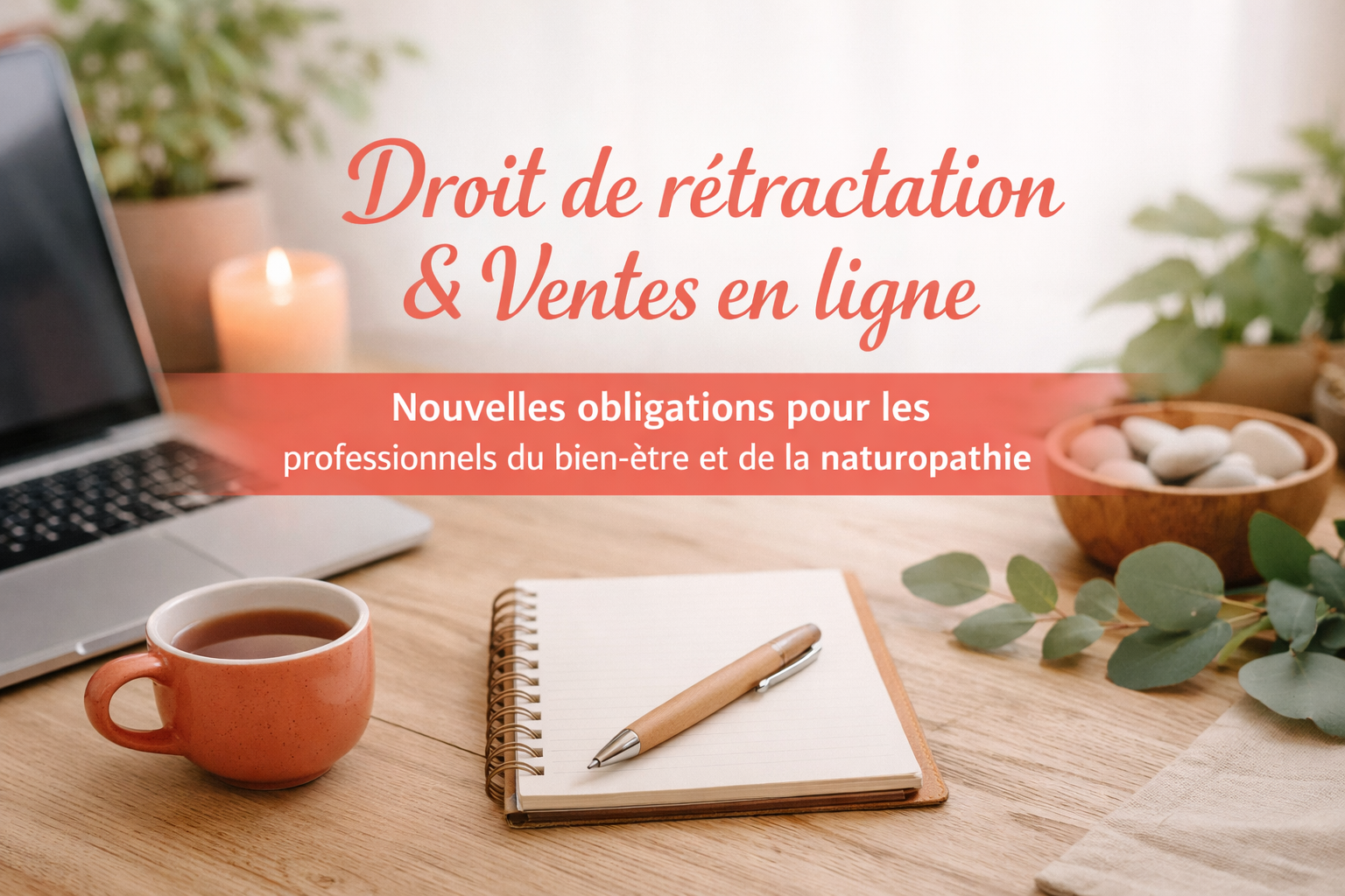 Contrats conclus en ligne et droit de rétractation Ce que l’ordonnance du 5 janvier 2026 impose désormais aux professionnels du bien-être et de la naturopathie